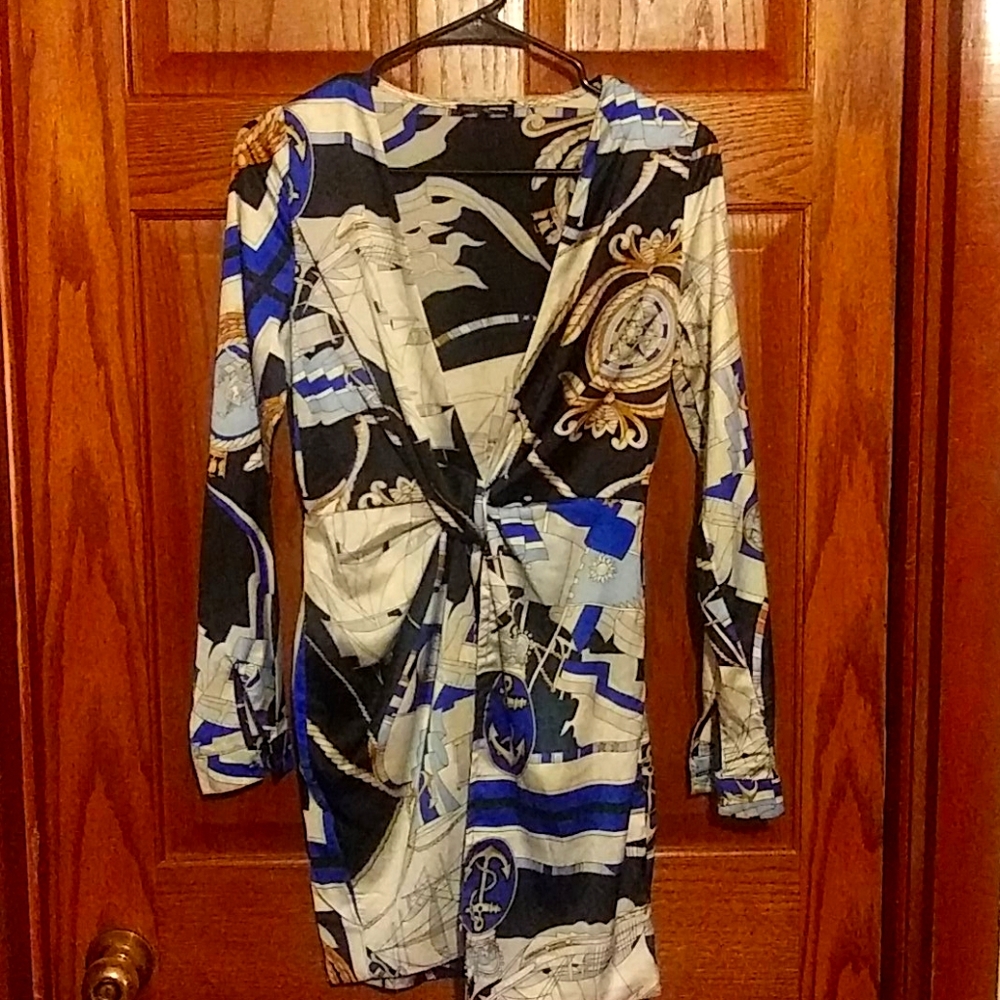 Blue / Multi Color Patten